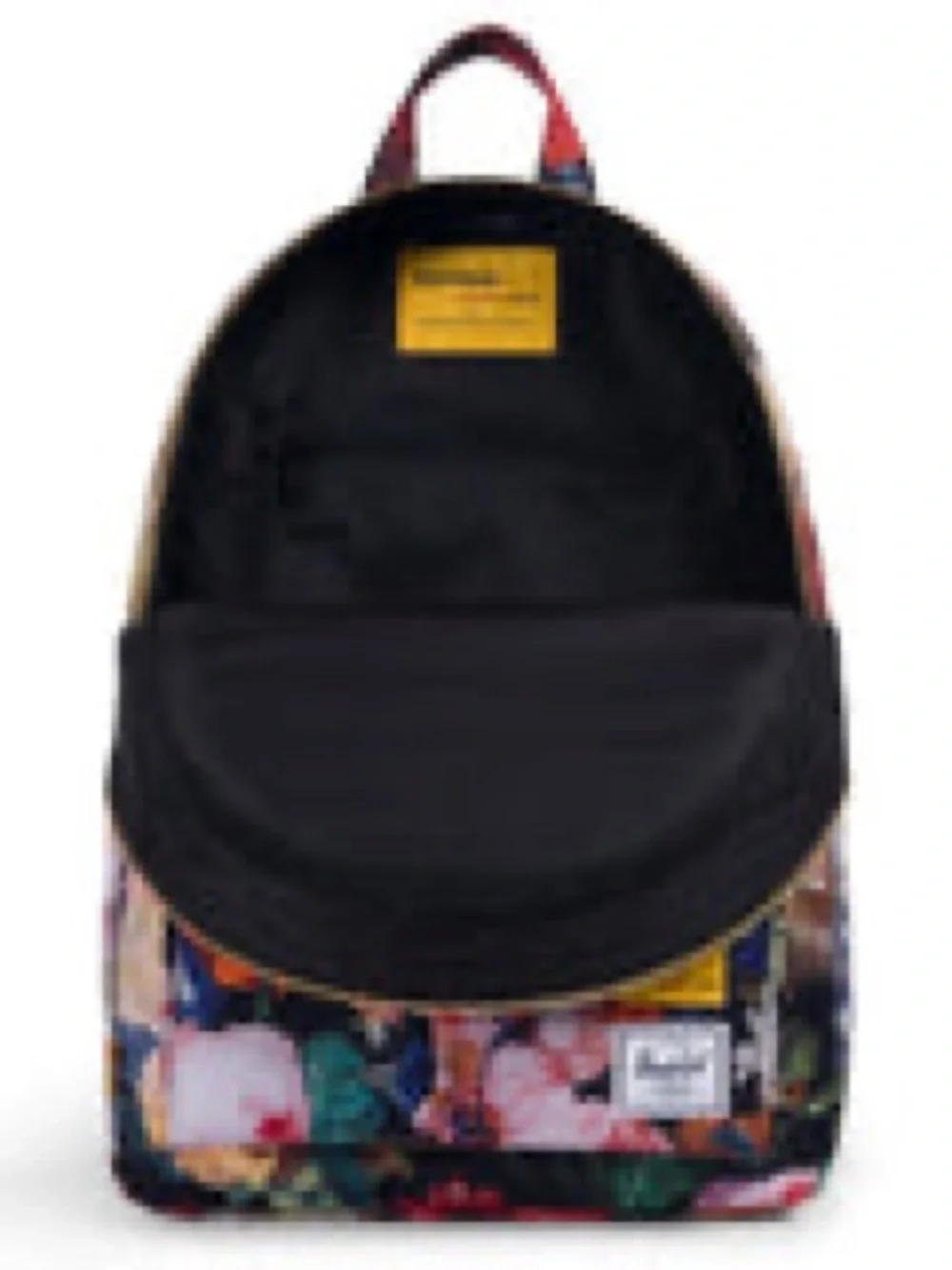 Herschel Supply Company Floral Mini Backpack in Black with Multicolor Blooms